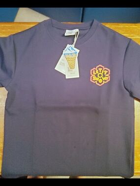 Mens Small Snowday Tee In Navy